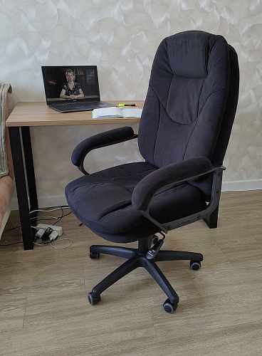 Компьютерное кресло Comfort Lux/Комфорт Люкс серый фото покупателя 63