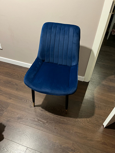 Стул на металлокаркасе Seda 1 green / gold / black фото покупателя 61