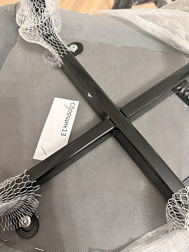 Стул на металлокаркасе Чилли К темно-серый (velutto 32) / черный фото покупателя 502