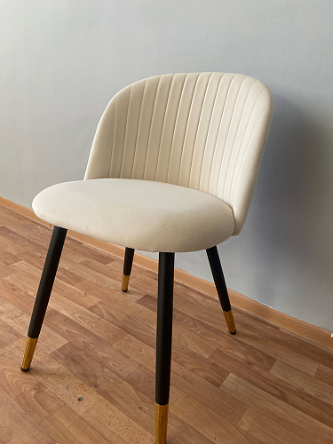 Стул на металлокаркасе Gabi latte / gold / black фото покупателя 866