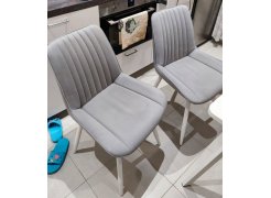 Стул на металлокаркасе Седа К 02 светло-серый / белый фото покупателя 129