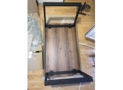 Стол Лота Лофт 140 25 мм черный матовый / бетон фото покупателя 599