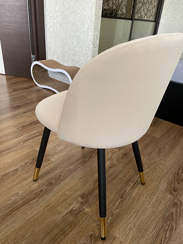 Стул на металлокаркасе Gabi 1 light purple / black фото покупателя 418