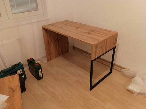 Письменный стол Ниа 115х60 белый / белый матовый фото покупателя 6