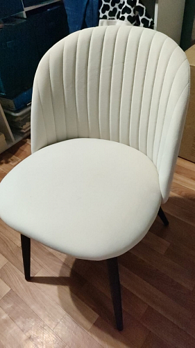 Стул на металлокаркасе Gabi 1 light purple / black фото покупателя 472