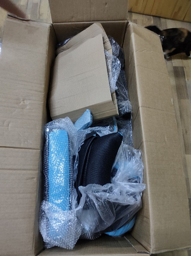 Компьютерное кресло Kano 1 light blue / black фото покупателя 154