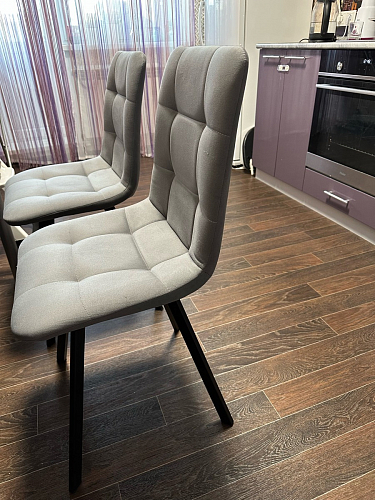 Стул на металлокаркасе Чилли бирюзовый / черный фото покупателя 684