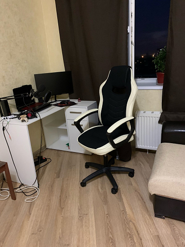 Компьютерное кресло Gamer черное / бежевое фото покупателя 25