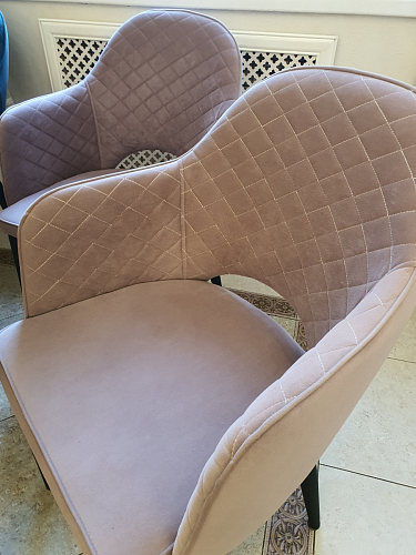 Стул на металлокаркасе Vener light purple фото покупателя 12