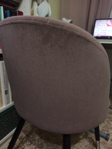 Стул на металлокаркасе Gabi 1 темно-серый / черный фото покупателя 87