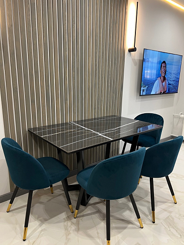 Стул на металлокаркасе Gabi gray / black фото покупателя 316