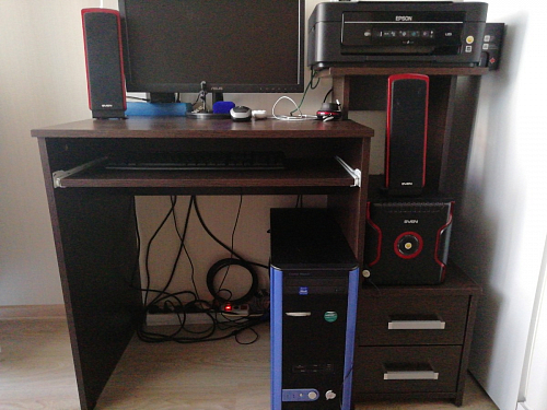 Компьютерный стол Джаз-24 левый дуб сонома фото покупателя 194