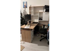 Стол компьютерный Джаз-15 белый правый фото покупателя 164