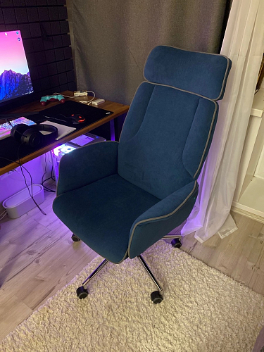 Компьютерное кресло Charm серое фото покупателя 15