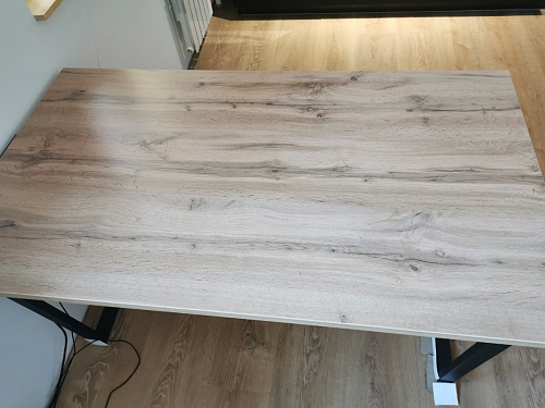 Стол Лота Лофт 120 32 мм бетон / черный матовый фото покупателя 515