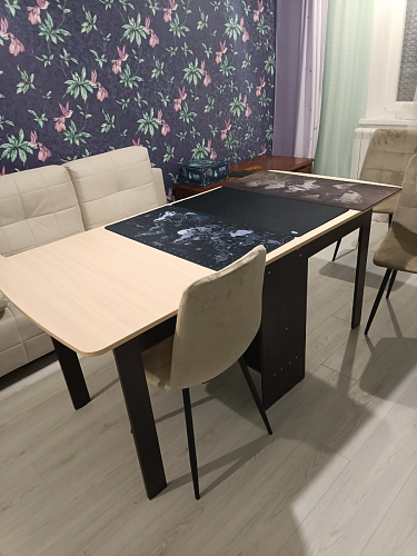 Стол обеденный раздвижной СтК7 венге фото покупателя 236