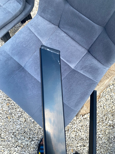 Стул на металлокаркасе Чилли К кирпичный / черный фото покупателя 561