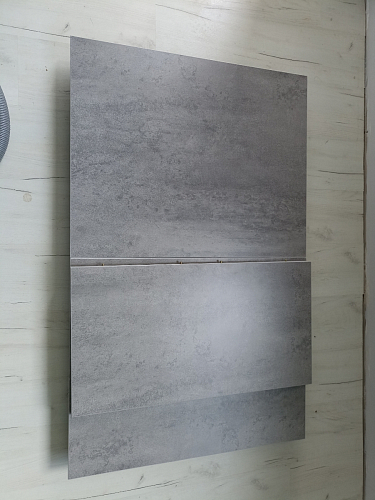 Стол Лота Лофт 140 25 мм черный матовый / бетон фото покупателя 581