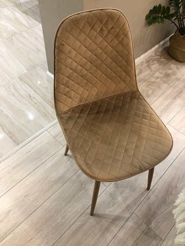 Стул на металлокаркасе Capri голубой фото покупателя 81