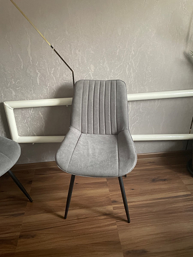 Комплект стульев Вейв 4 шт светло-серый / черный фото покупателя 171