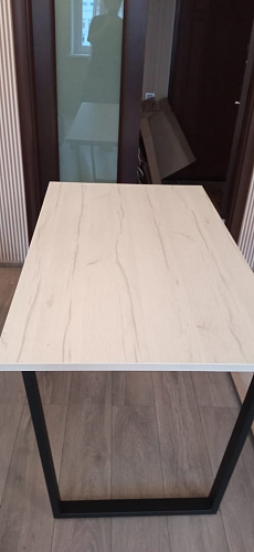 Деревянный стол Лота Лофт 140х80 дуб крафт табачный / черный матовый фото покупателя 1025