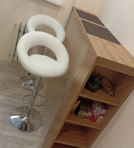 Барный стул Oazis cream / chrome фото покупателя 2