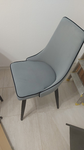 Стул на металлокаркасе Kora gray / black фото покупателя 27