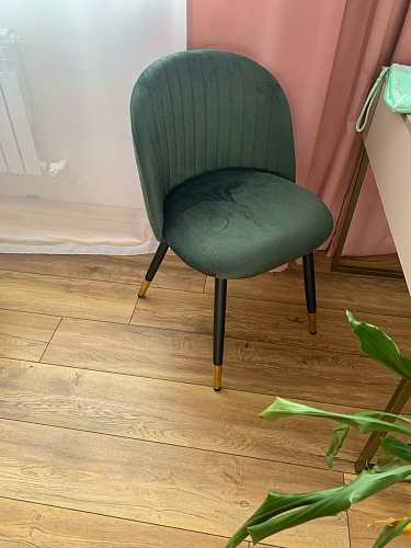 Стул на металлокаркасе Gabi 1 light purple / black фото покупателя 949