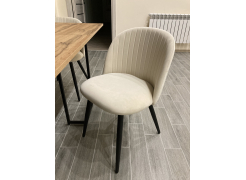 Стул на металлокаркасе Gabi 1 gray / black фото покупателя 895