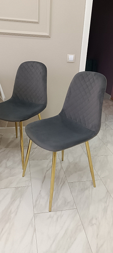 Стул на металлокаркасе Dabl wine red фото покупателя 20