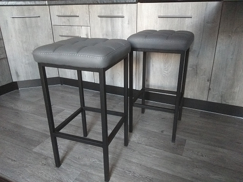 Барный стул Лофт линкольн белый / белый матовый фото покупателя 112