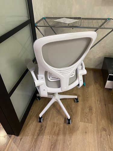 Компьютерное кресло Konfi light gray / blue / white фото покупателя 125