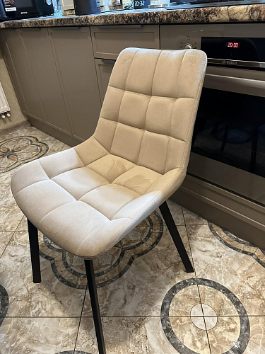 Стул на металлокаркасе Челси К бирюзовый / черный фото покупателя 19