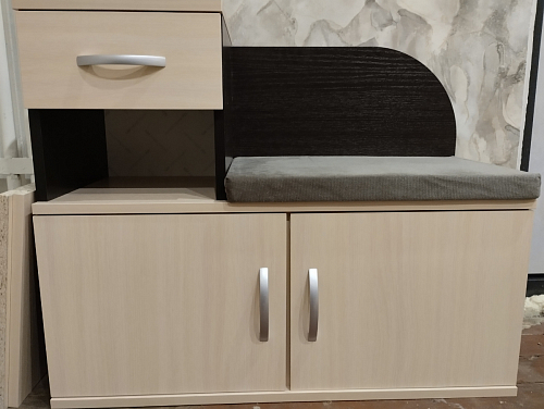 Обувница Аврора дуб млечный / венге фото покупателя 120