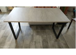 Стол Лота Лофт 140 25 мм черный матовый / бетон фото покупателя 554