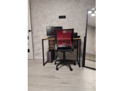 Письменный стол Клер Лофт дуб вотан / черный матовый фото покупателя 32