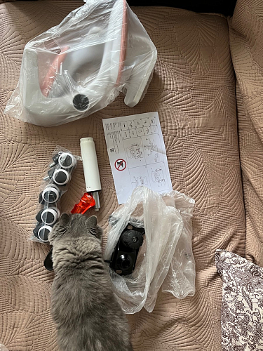 Компьютерное кресло Konfi gray / blue / white фото покупателя 266