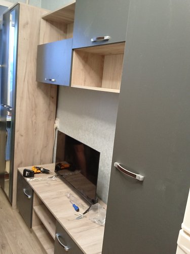 Готовая гостиная Бертелена белое дерево / белое дерево фото покупателя 60