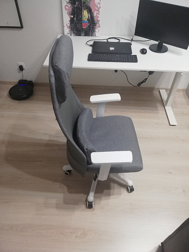 Компьютерное кресло Salta gray / white фото покупателя 6