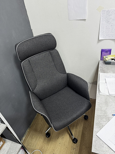 Компьютерное кресло Charm серое фото покупателя 6