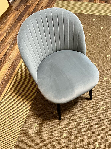 Стул на металлокаркасе Gabi dark beige / black / silver фото покупателя 59