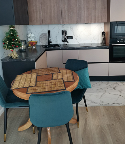 Стул на металлокаркасе Seda 01 blue / gold / black фото покупателя 32