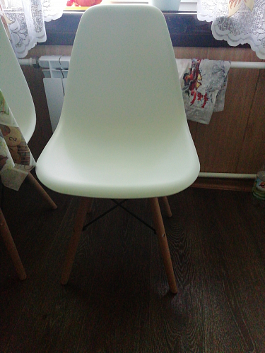 Стул Cindy Eames mod. 001 khaki / natural фото покупателя 294