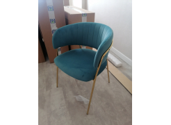 Стул на металлокаркасе Kamelia темно-серый / золотой фото покупателя 10