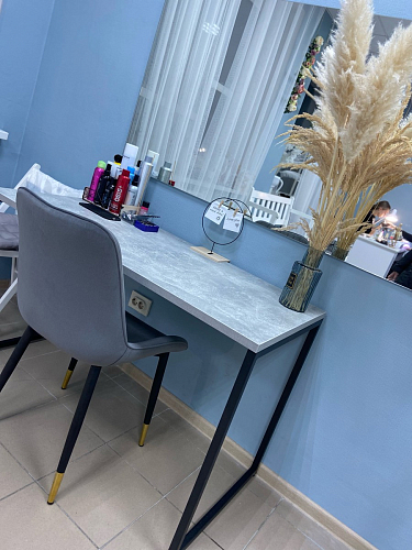 Стул на металлокаркасе Seda 1 latte / black / gold фото покупателя 35