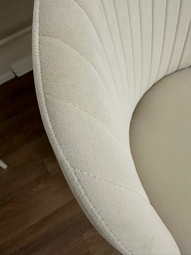 Стул на металлокаркасе Gabi dark beige / black / silver фото покупателя 257