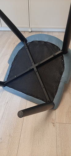 Стул на металлокаркасе Kora green / black фото покупателя 401