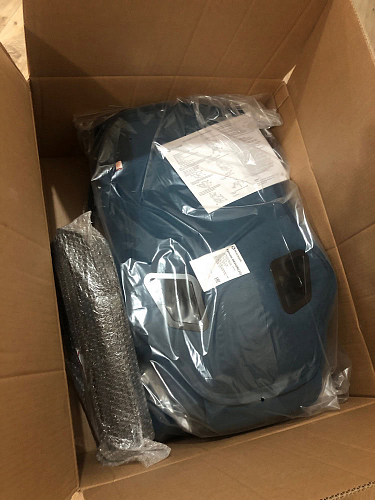 Компьютерное кресло Driver/Драйвер кожзам черный / ткань синий фото покупателя 117