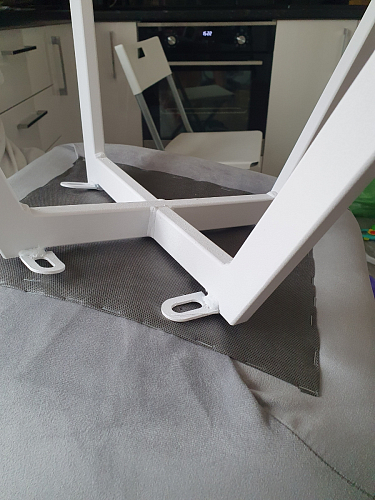 Стул на металлокаркасе Чилли К кирпичный / черный фото покупателя 111