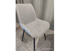 Стул на металлокаркасе Вейв темно-серый / черный фото покупателя 356